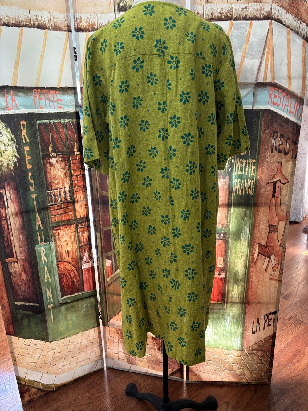 Gudrun Sjoden Ester Dress, Guava/Patterned, Size Medium - Picture 7 of 11